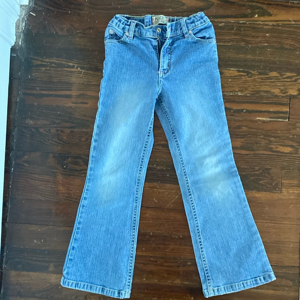 Girls Children’s Place Bootcut Stretch Jean (size 6X/7)